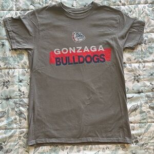 Gonzaga University Rivalry Threads Bulldogs Gray T Shirt - Youth Medium - ZAGS